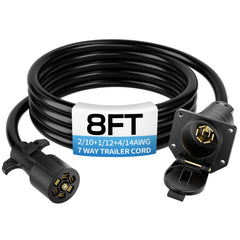 Deluwire front plug showing secure 7-pin connection and improved safety