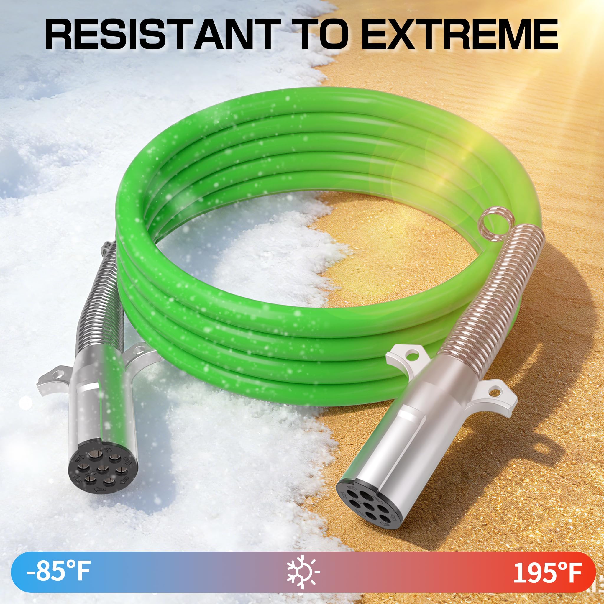 Deluwire cable exposed to weather elements showing UV and water resistance