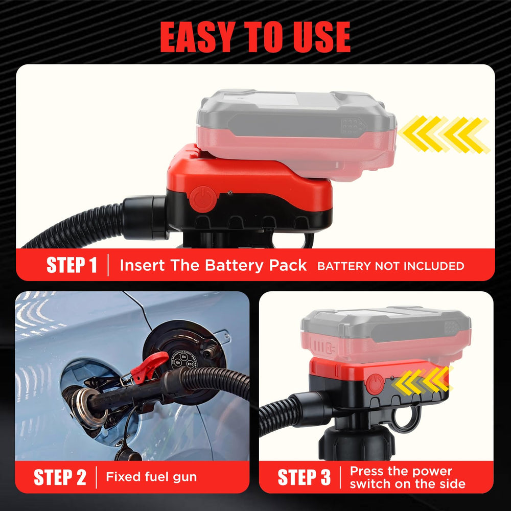 DEMAKIMI connected to a Craftsman 20V battery illustrating cordless mobility