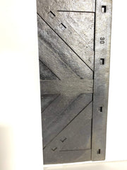 DENCO DISTRIBUTING mud flaps installed on semi truck protecting trailer underside