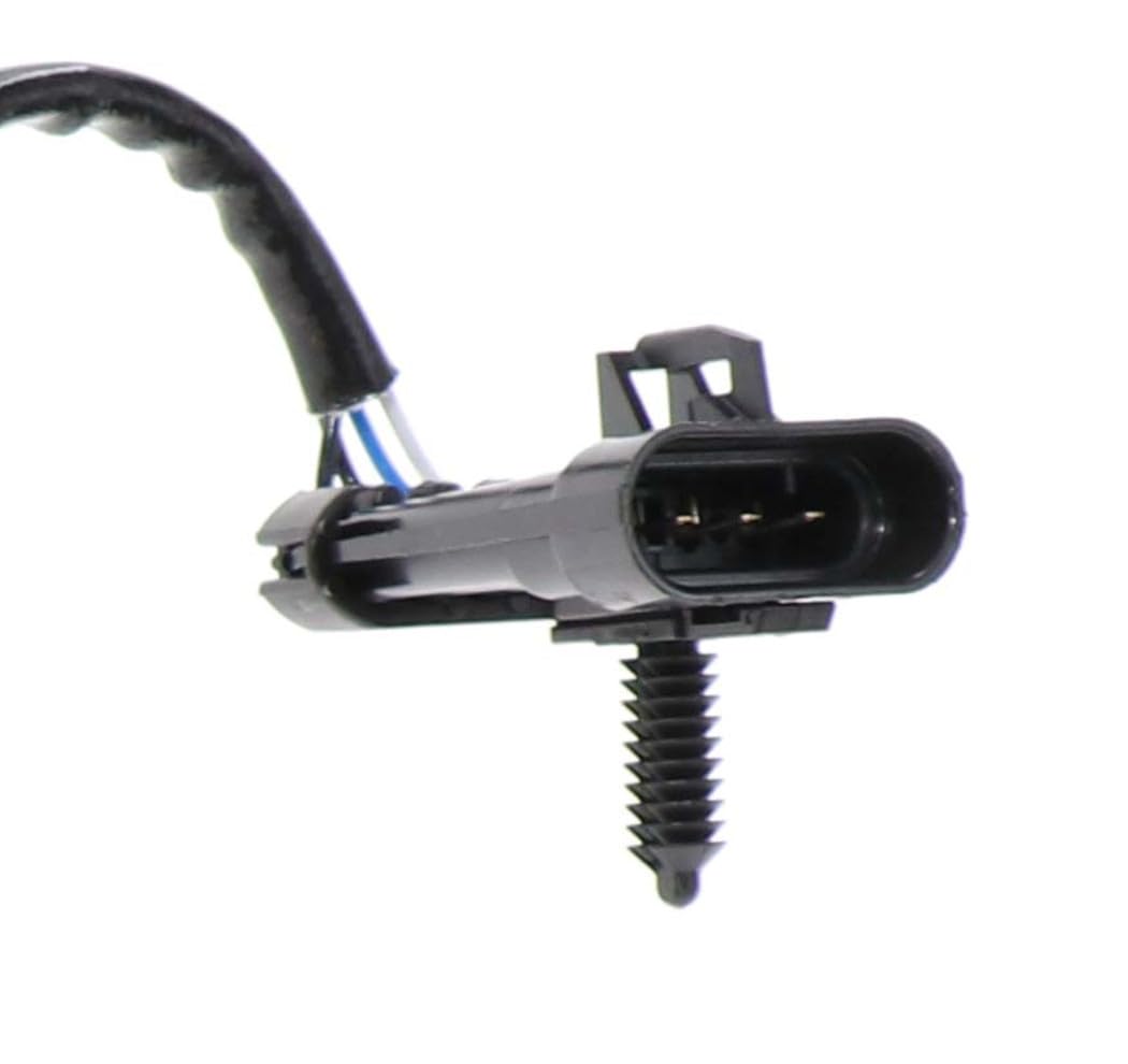 Denso harness shown to scale with ruler to confirm 15.35-inch reach
