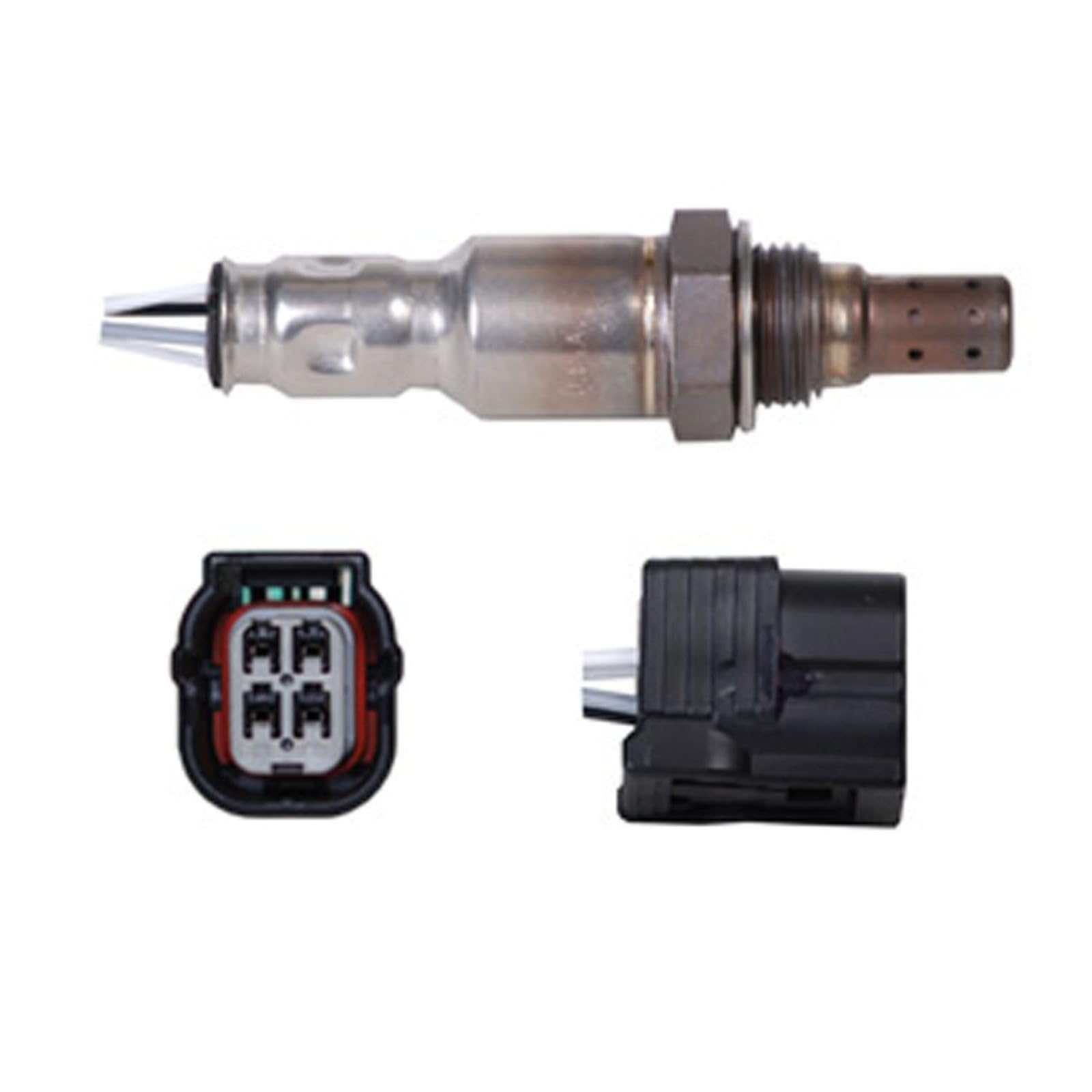 Denso 234-4574 front view showing connector and body, clear fitment benefit