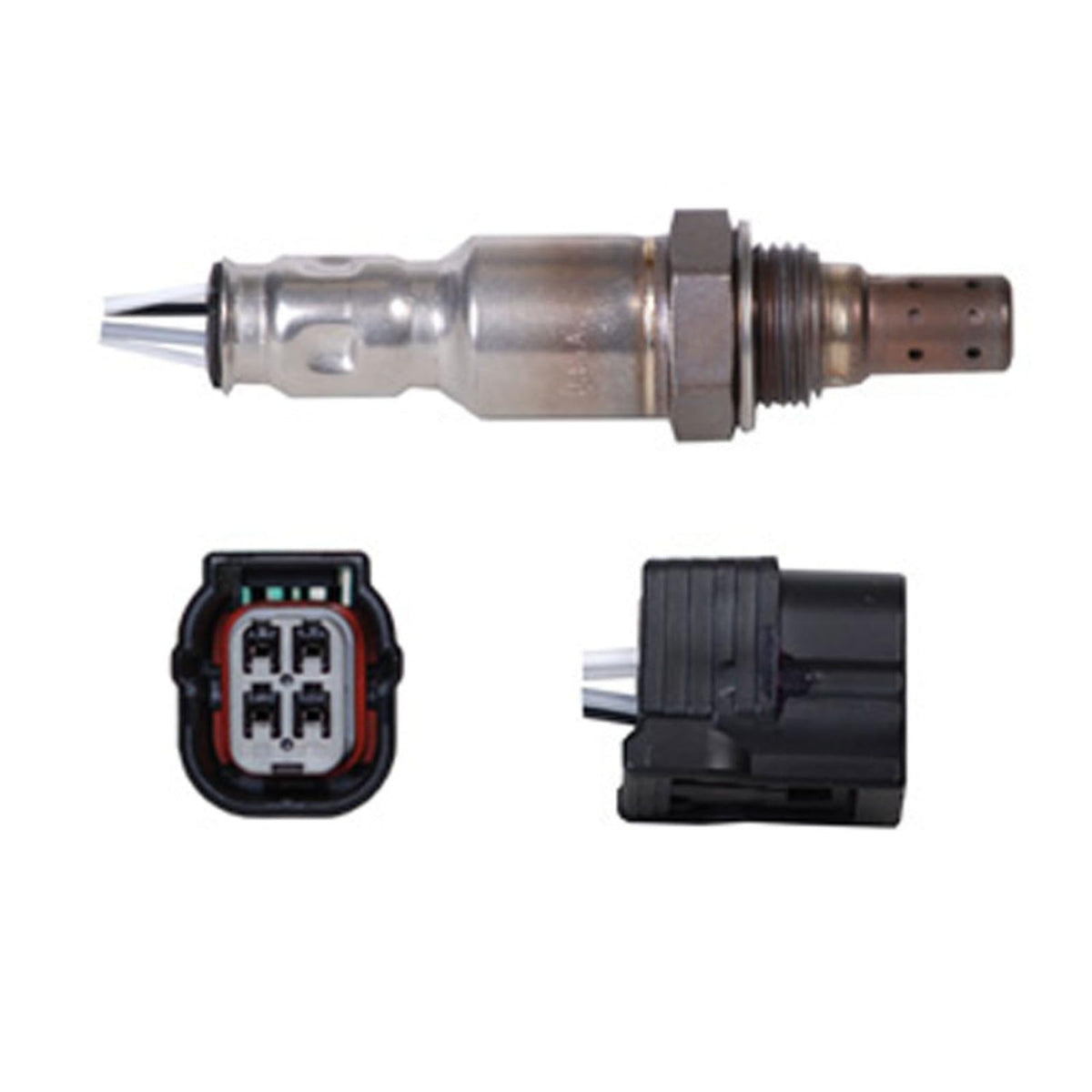 Denso 234-4574 front view showing connector and body, clear fitment benefit