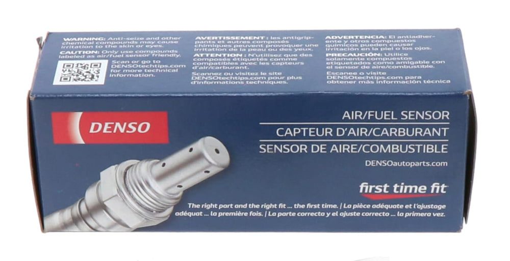 Denso 234-9005 threaded tip and seal closeup showing corrosion-resistant design