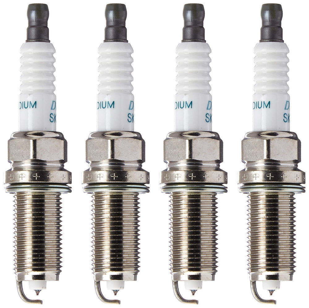 DENSO 3417 four-pack front packaging showing new iridium plugs and part number