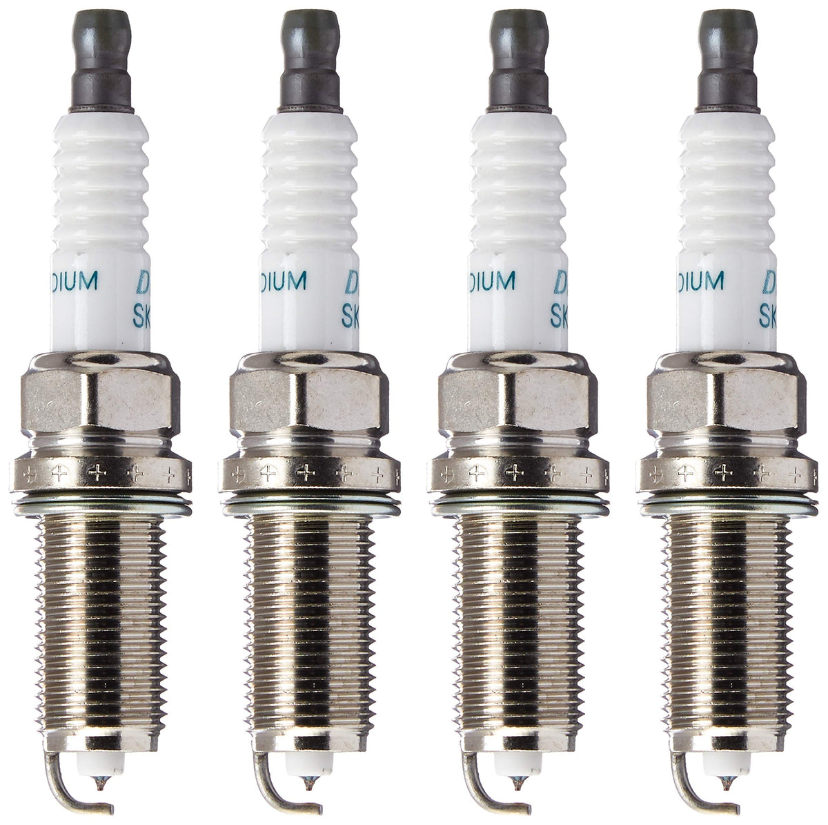 DENSO 3417 four-pack front packaging showing new iridium plugs and part number