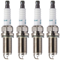DENSO 3417 four-pack front packaging showing new iridium plugs and part number