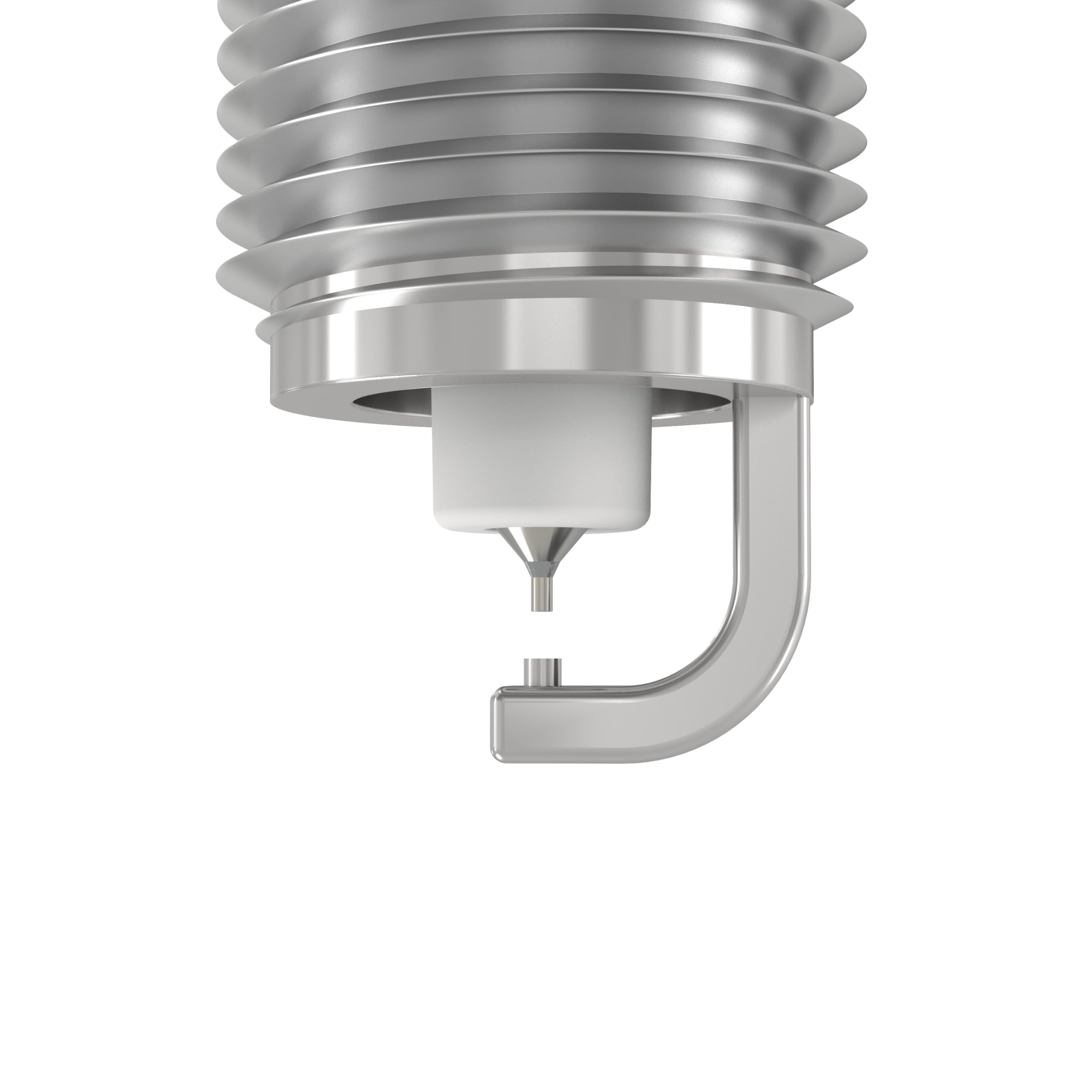 Denso spark plug thread and hex view demonstrating machine-rolled threads benefit