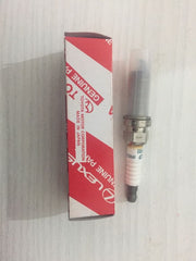 Denso front-packaging view showing iridium spark plugs and genuine parts assurance
