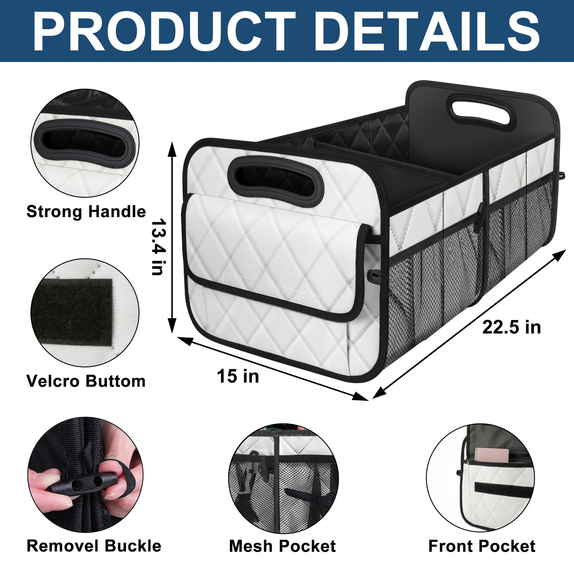 Deosk reinforced handle detail for secure lifting and transport benefit