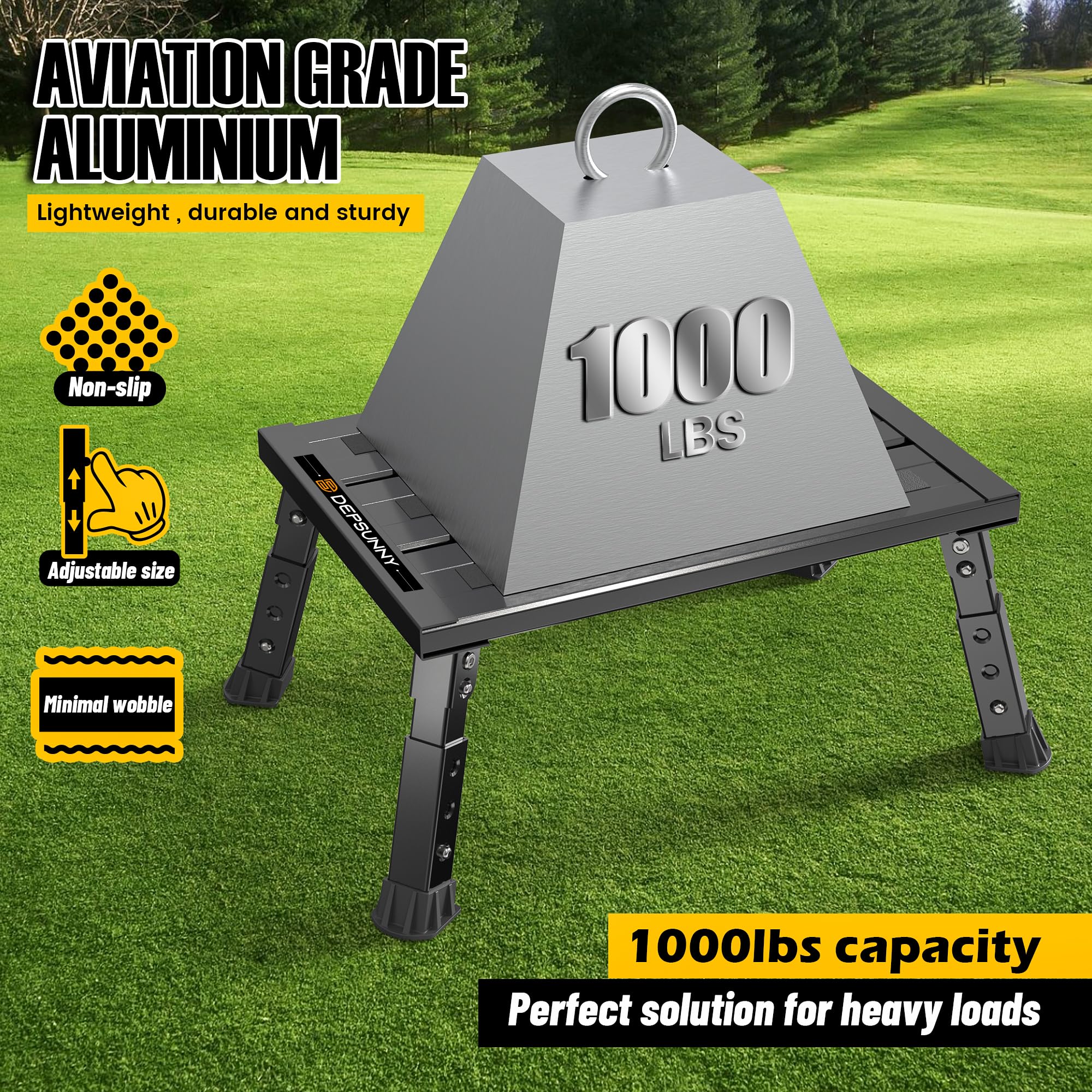 DEPSUNNY folded stool compact for easy storage and transport benefit