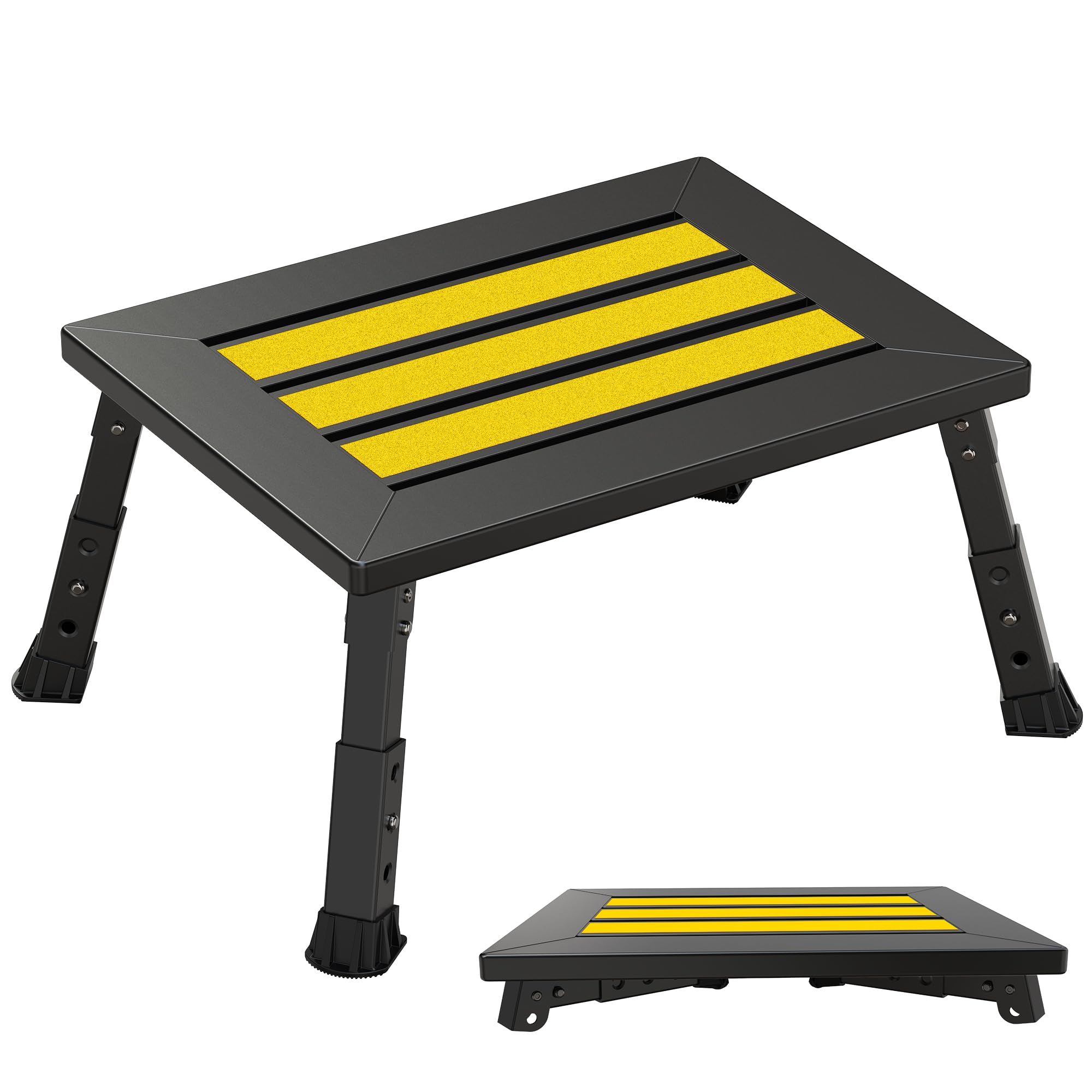 DEPSUNNY front view of platform showing wide surface and secure grip