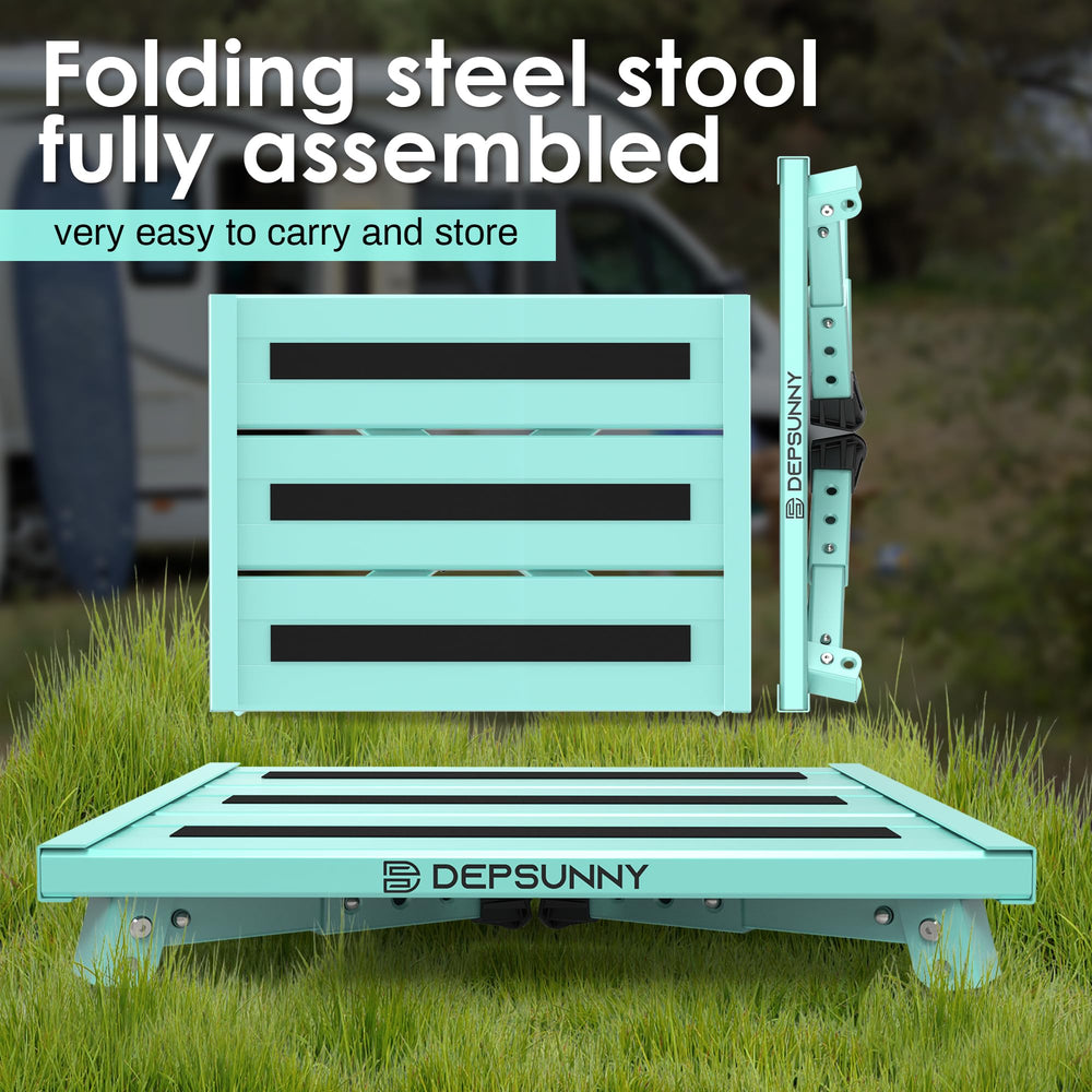 DEPSUNNY detail of leg lock mechanism showing secure height adjustment benefit