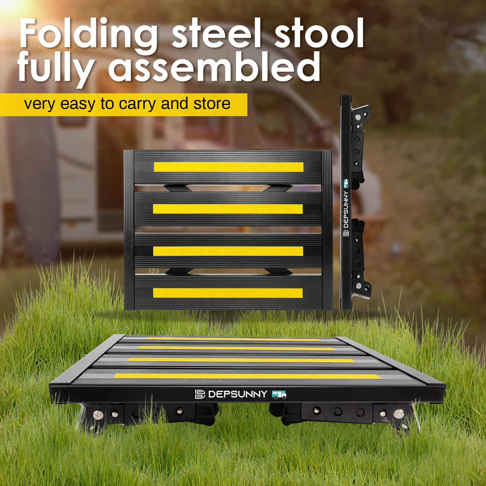 DEPSUNNY detail of leg locking mechanism for secure height adjustment