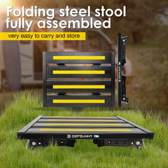 DEPSUNNY detail of leg locking mechanism for secure height adjustment