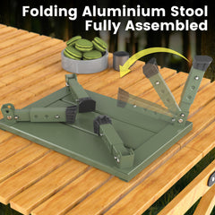 DEPSUNNY leg mechanism detail showing fold and lock for secure setup benefit