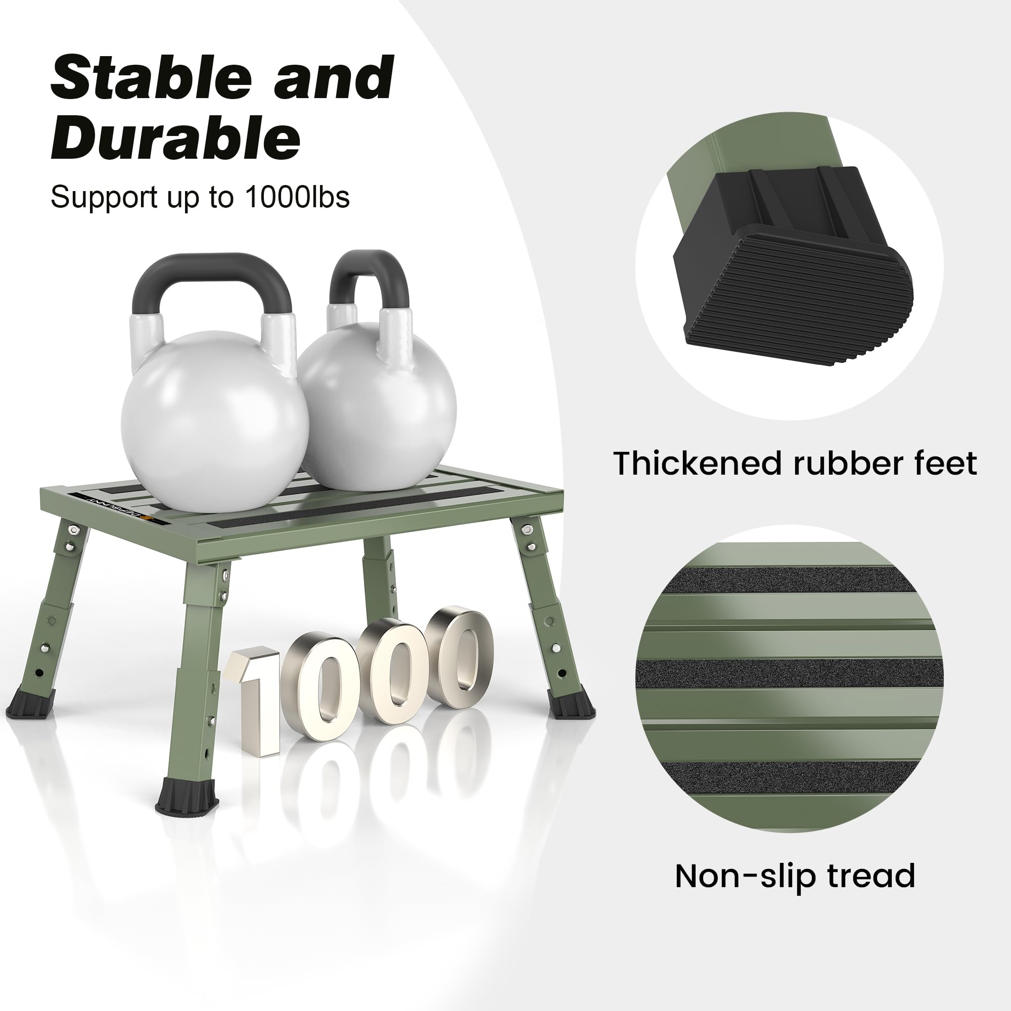 DEPSUNNY textured platform close-up improving grip and slip-resistance benefit