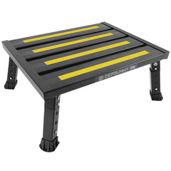 DEPSUNNY front view showing wide black platform and stable stance for safer entry