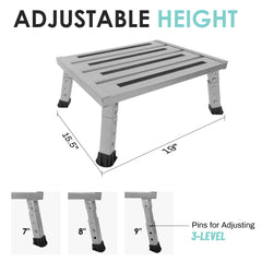 DEPSUNNY side profile with legs folded compactly for easy transport and storage