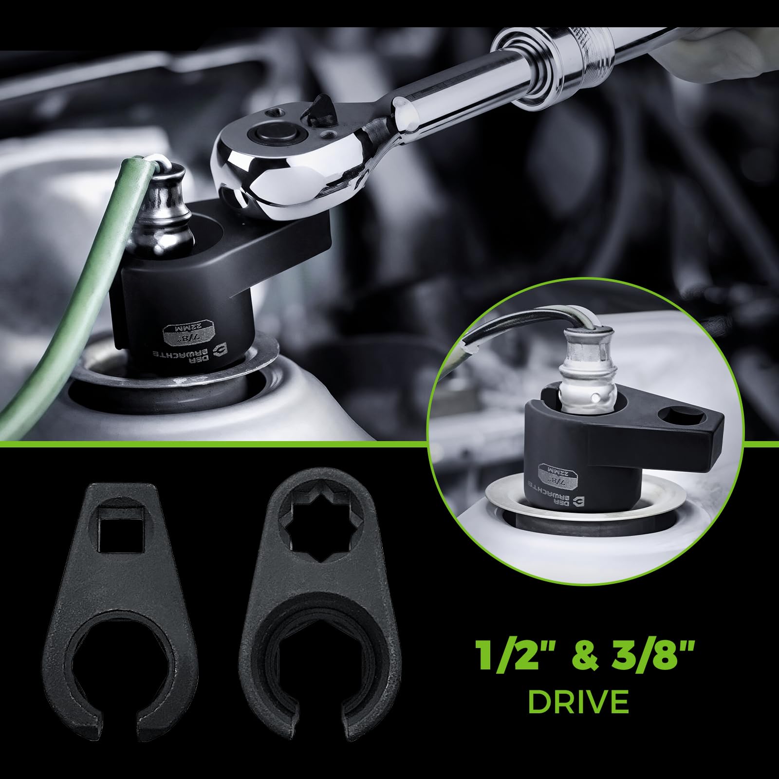 Der Erwachte threaded chasers close-up restoring damaged sensor threads cleanly