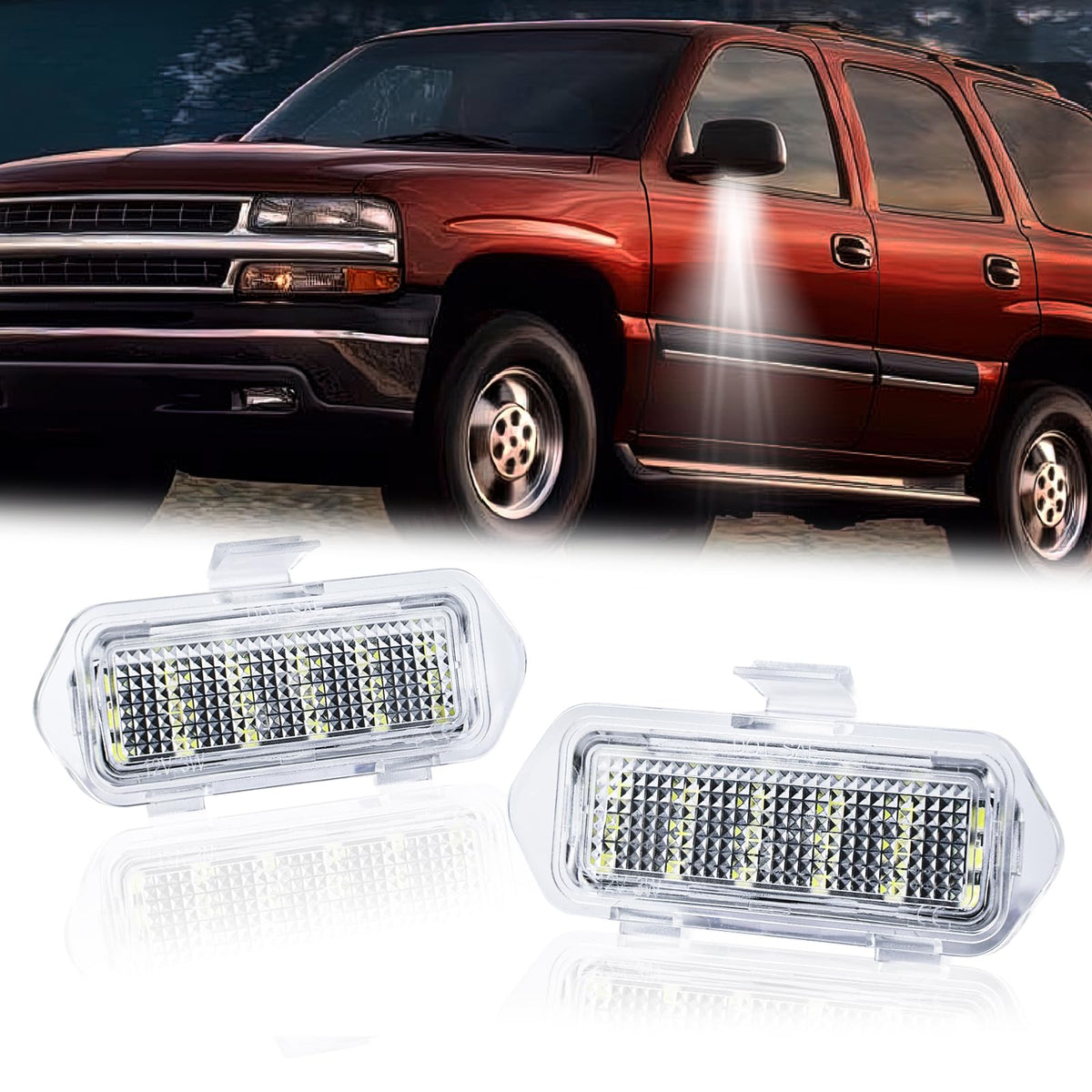 DERMOKA front assembly pair showing clean fit and brighter lighting benefit