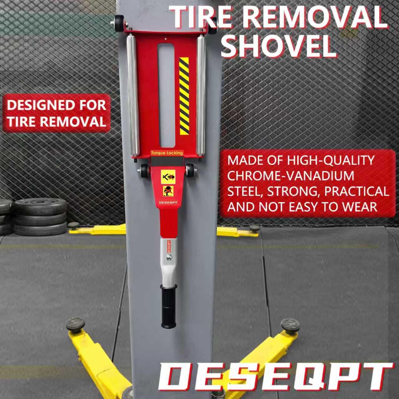 DESEQPT stored in car trunk illustrating compact storage and roadside readiness