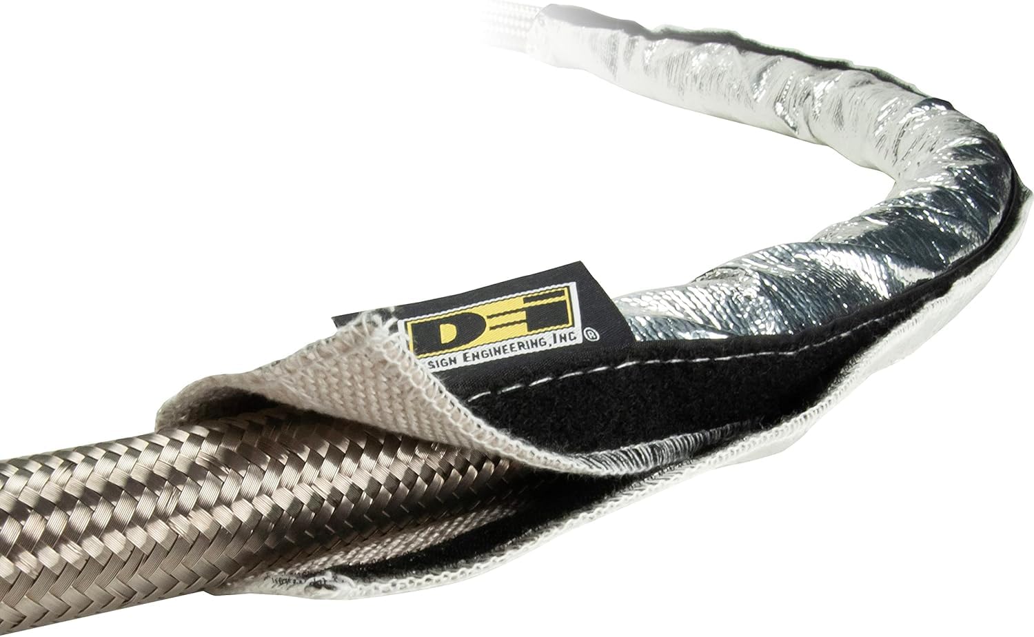 Design Engineering close-up of fiberglass core texture, high-temperature insulation benefit