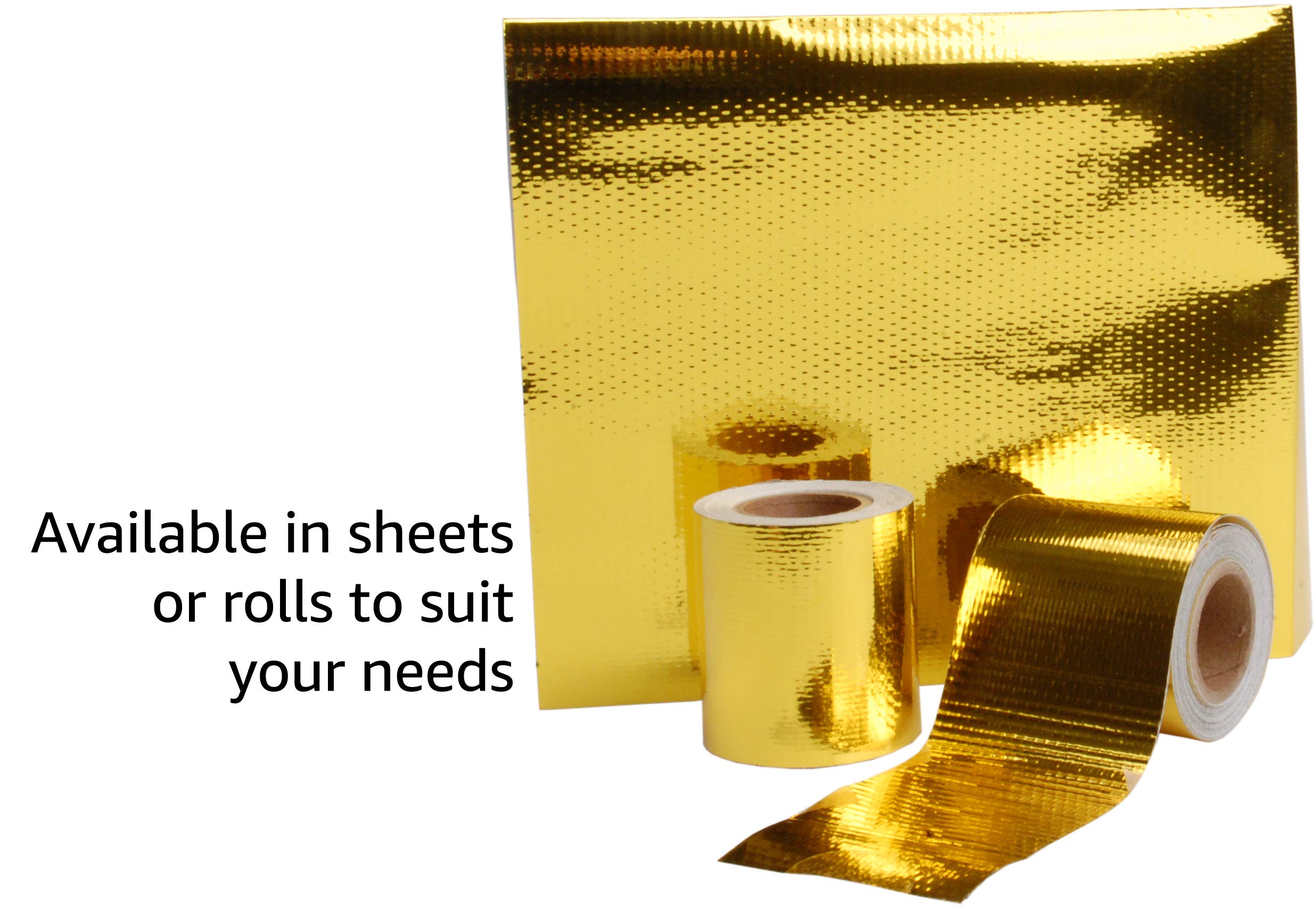 Design Engineering Reflect-A-Gold release liner being peeled showing easy, clean installation benefit
