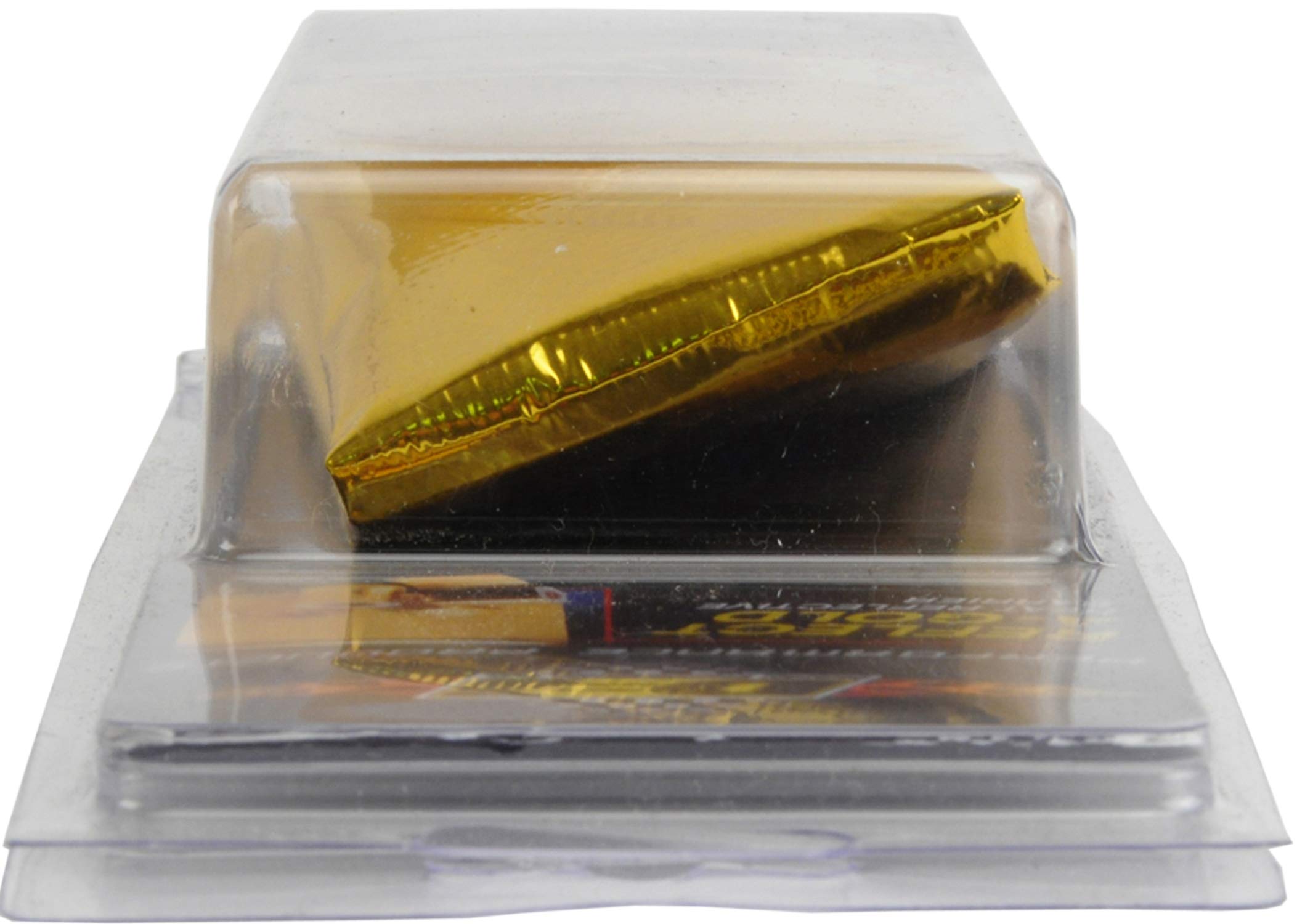 Design Engineering Reflect-A-Gold next to a ruler showing 12x24 scale and sizing convenience benefit