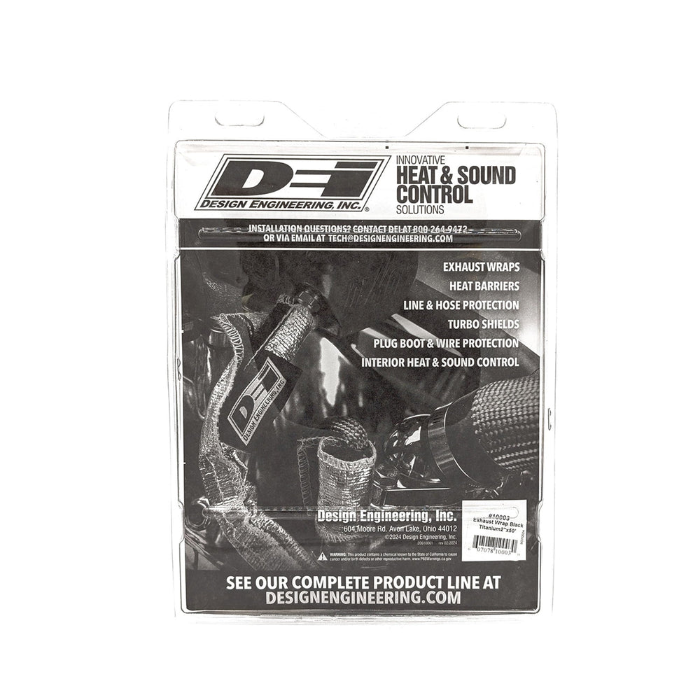 Design Engineering wrapped header in workshop reducing under-hood heat around components