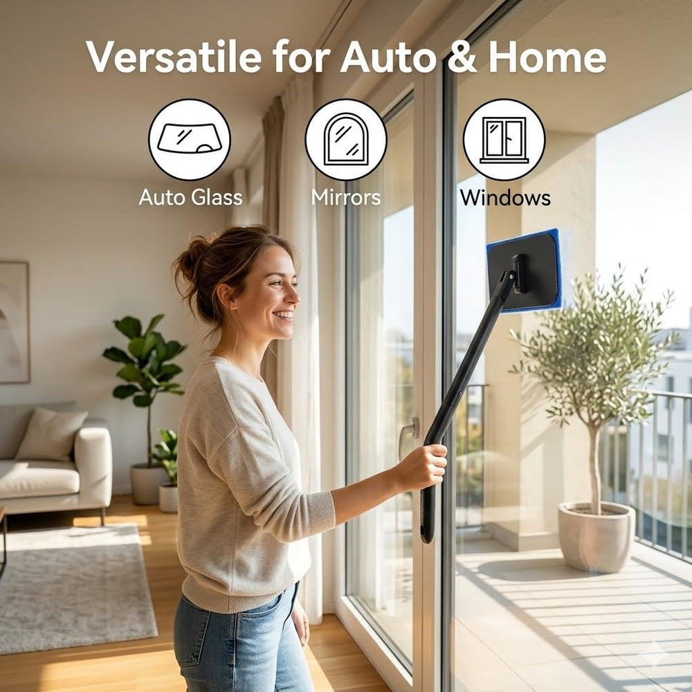 desin cleaning exterior windshield delivering streak-free shine
