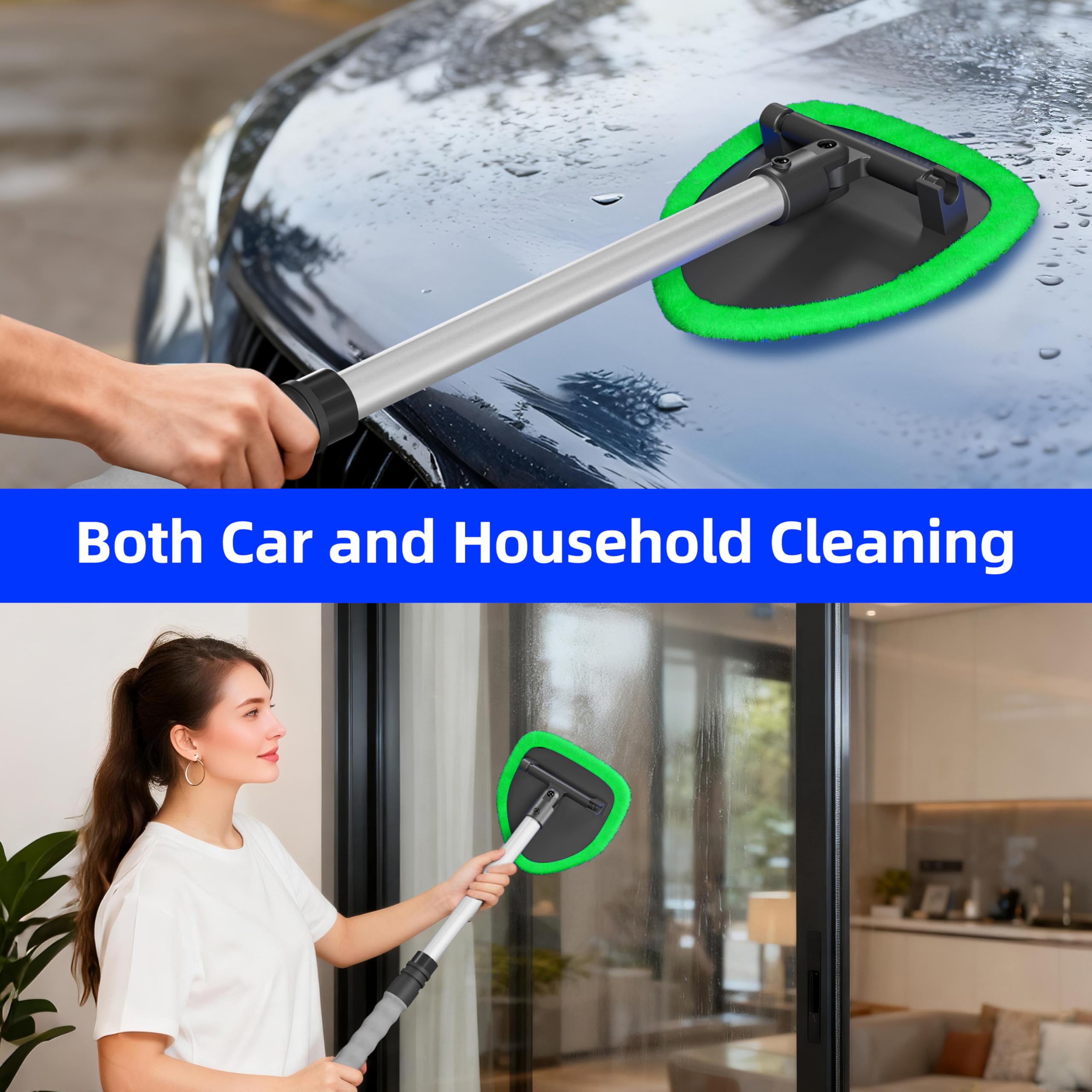 desin spray bottle with pad ready for targeted glass cleaning