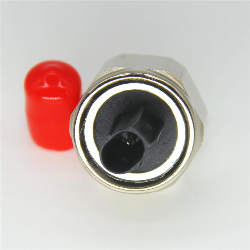 DEUJFIZU knock sensor installed under hood demonstrating real-world fitment