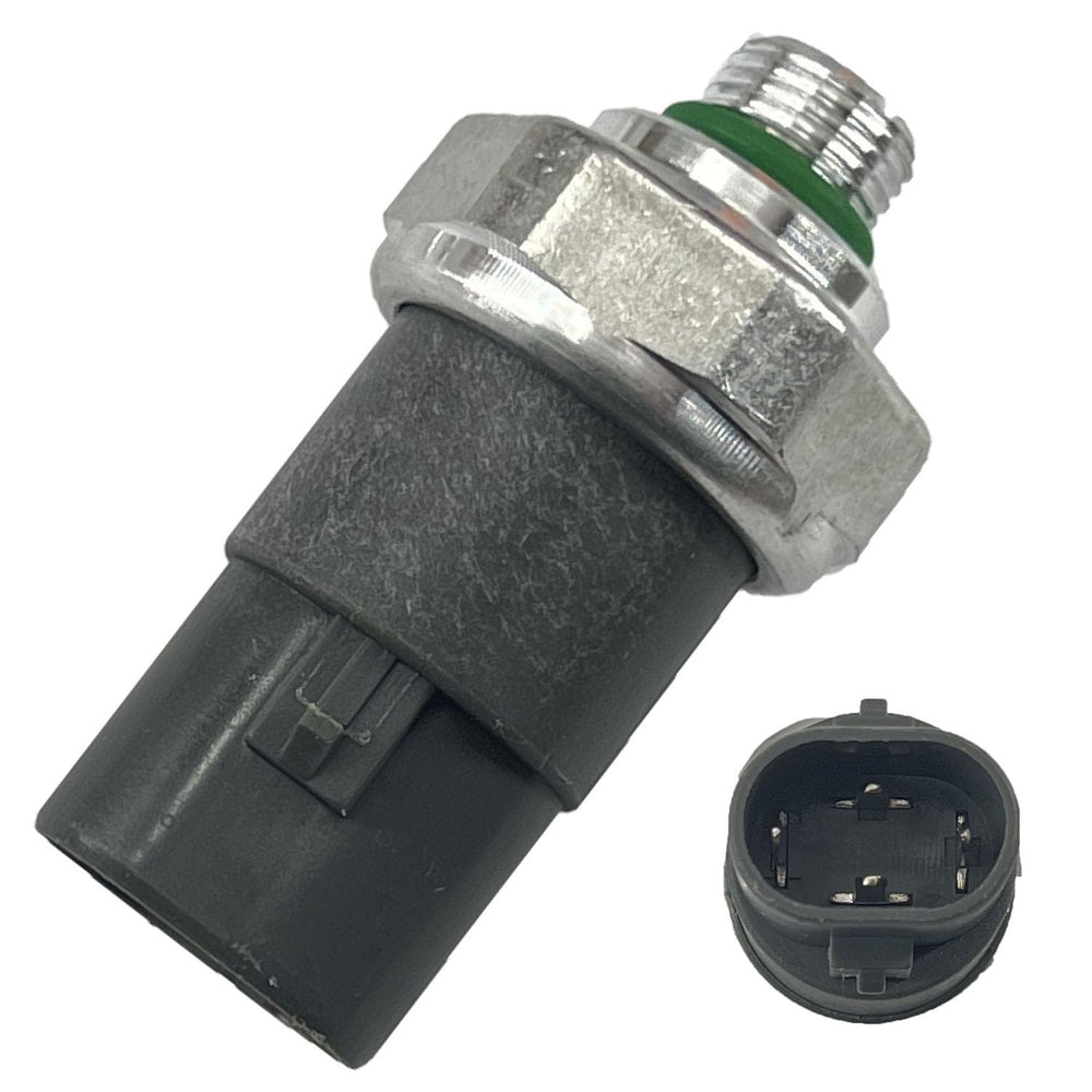 DEVMO A/C pressure switch front view showing OE fit for quick replacement