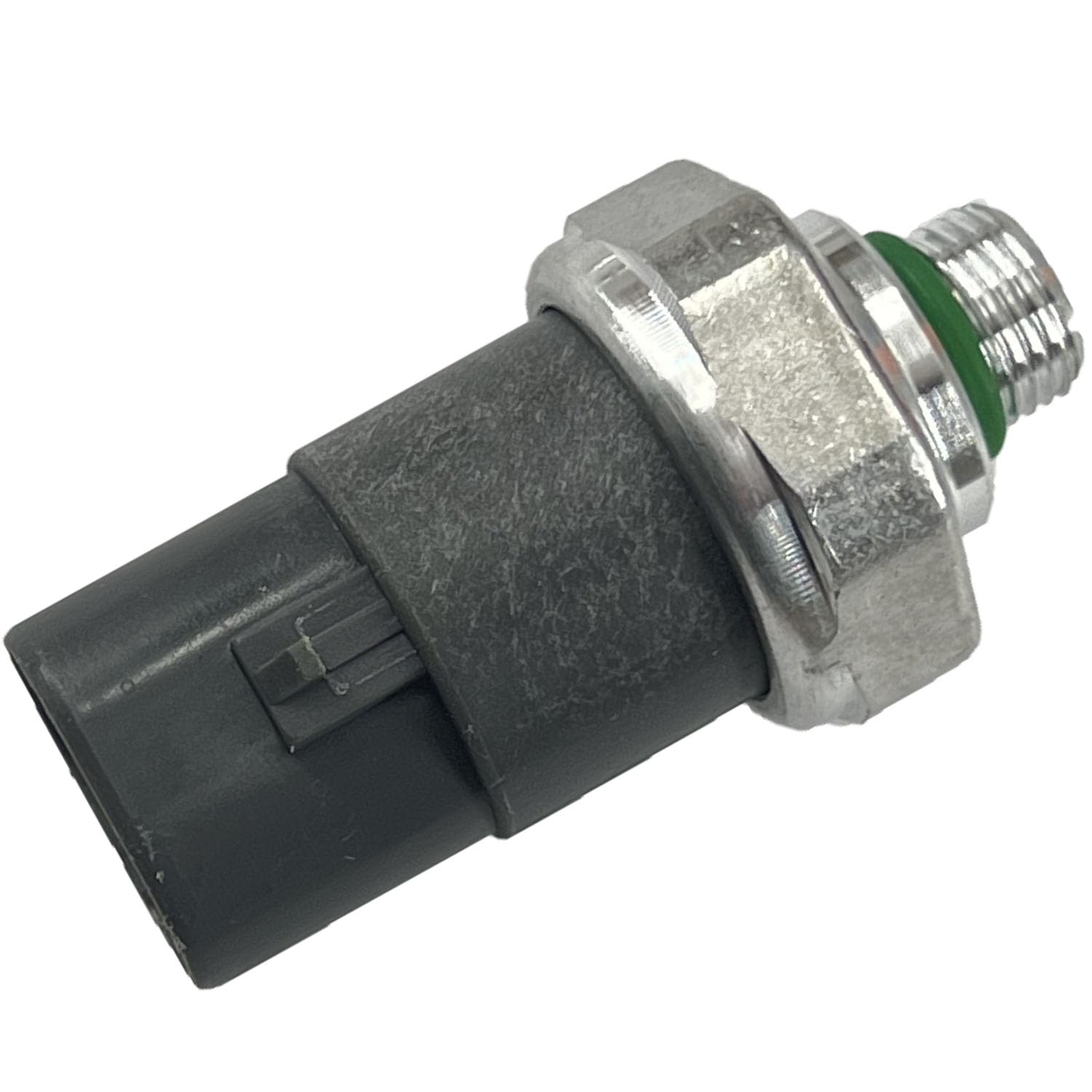 DEVMO A/C pressure switch in a garage during installation for DIY convenience