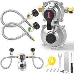 Devvicoo regulator front view showing compact design and mounting points for reliable installation
