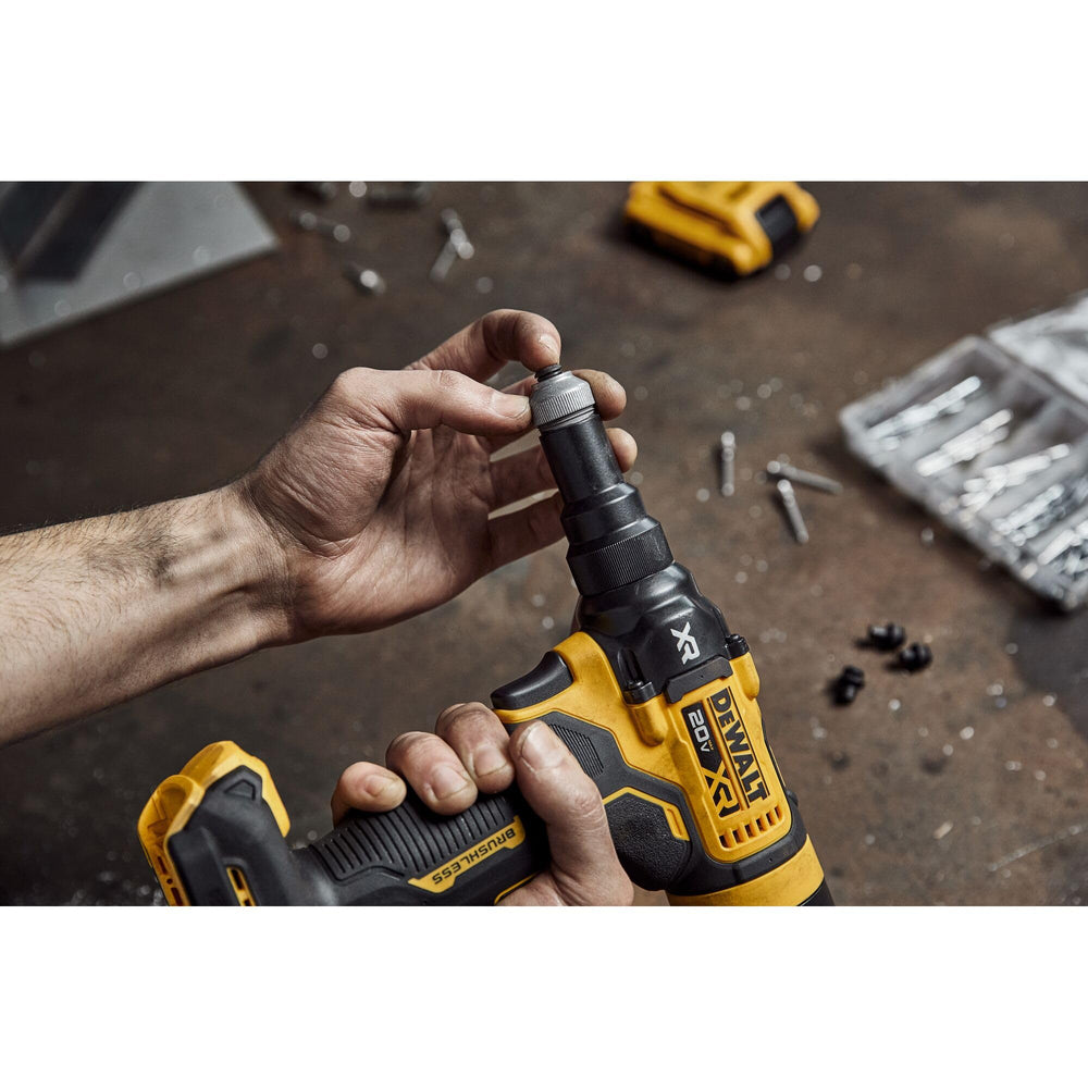 DEWALT tool with battery and charger included for immediate jobsite readiness