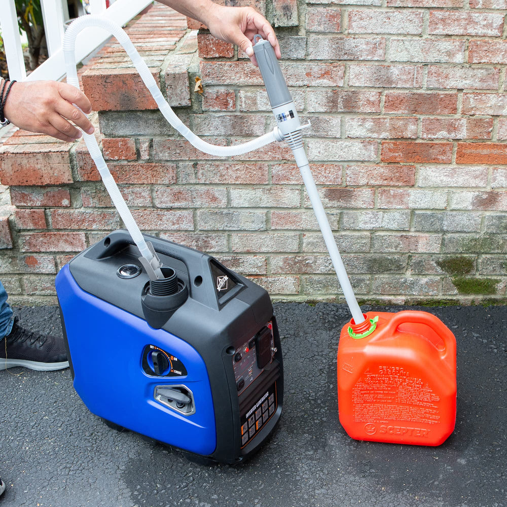 DEWAY pump in outdoor setup with tools showing convenience for field maintenance