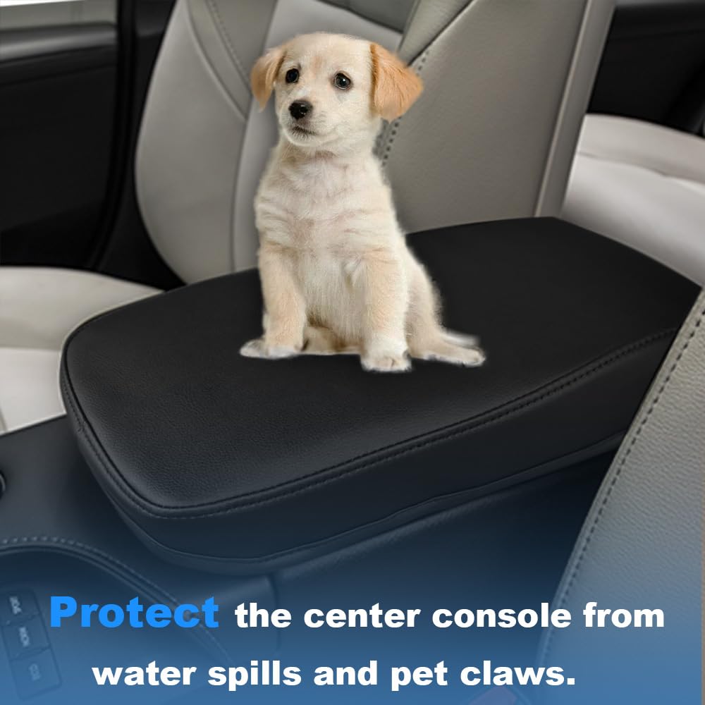 DEYTOP armrest cover installed in Toyota Avalon protecting console surface
