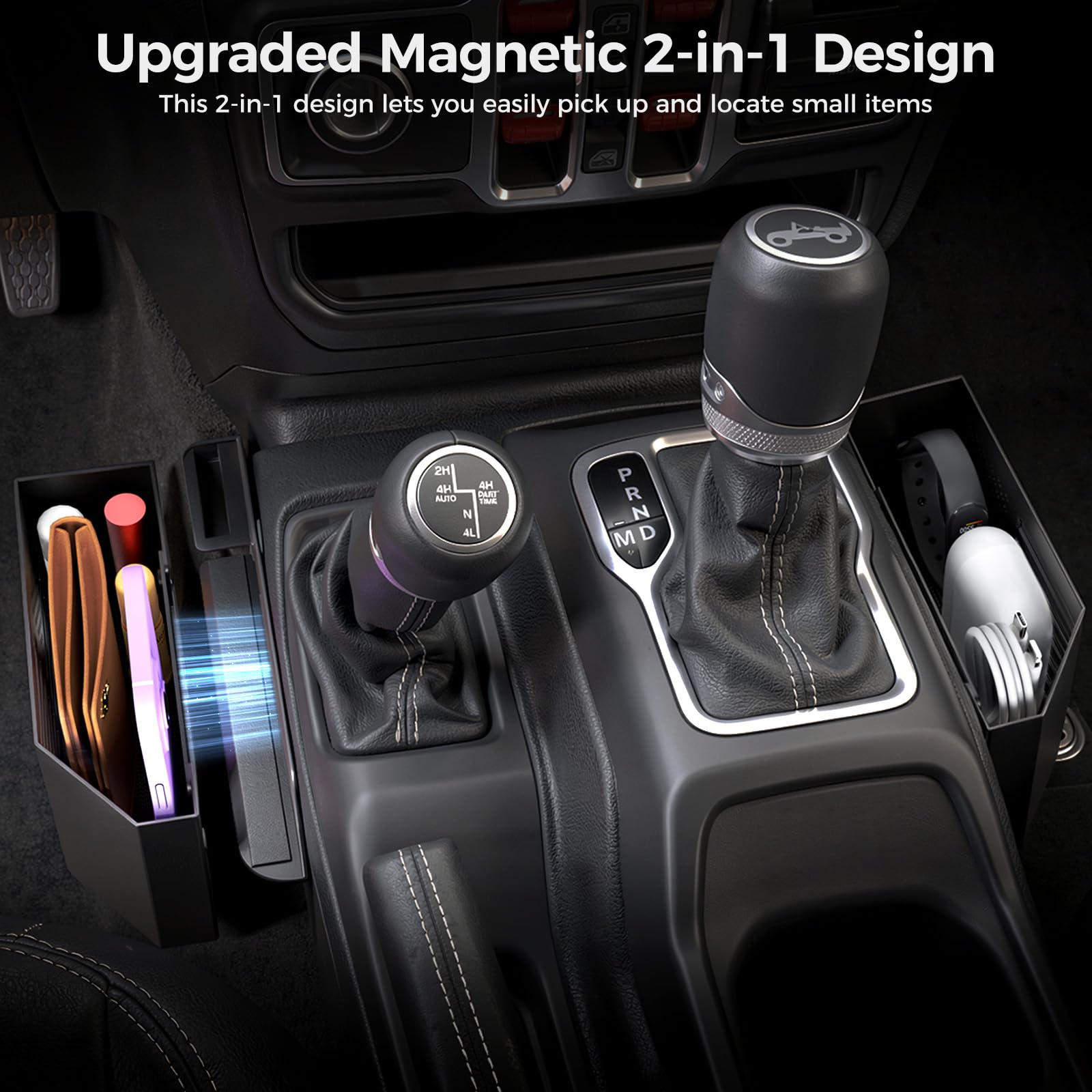 DIAMOOKY close-up of magnetic edge demonstrating secure hold and easy removal