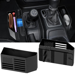 DIAMOOKY front view installed in Jeep console showing clean organization and quick access