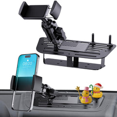 DIAMOOKY front view mounted on Jeep Wrangler dash showing stable placement
