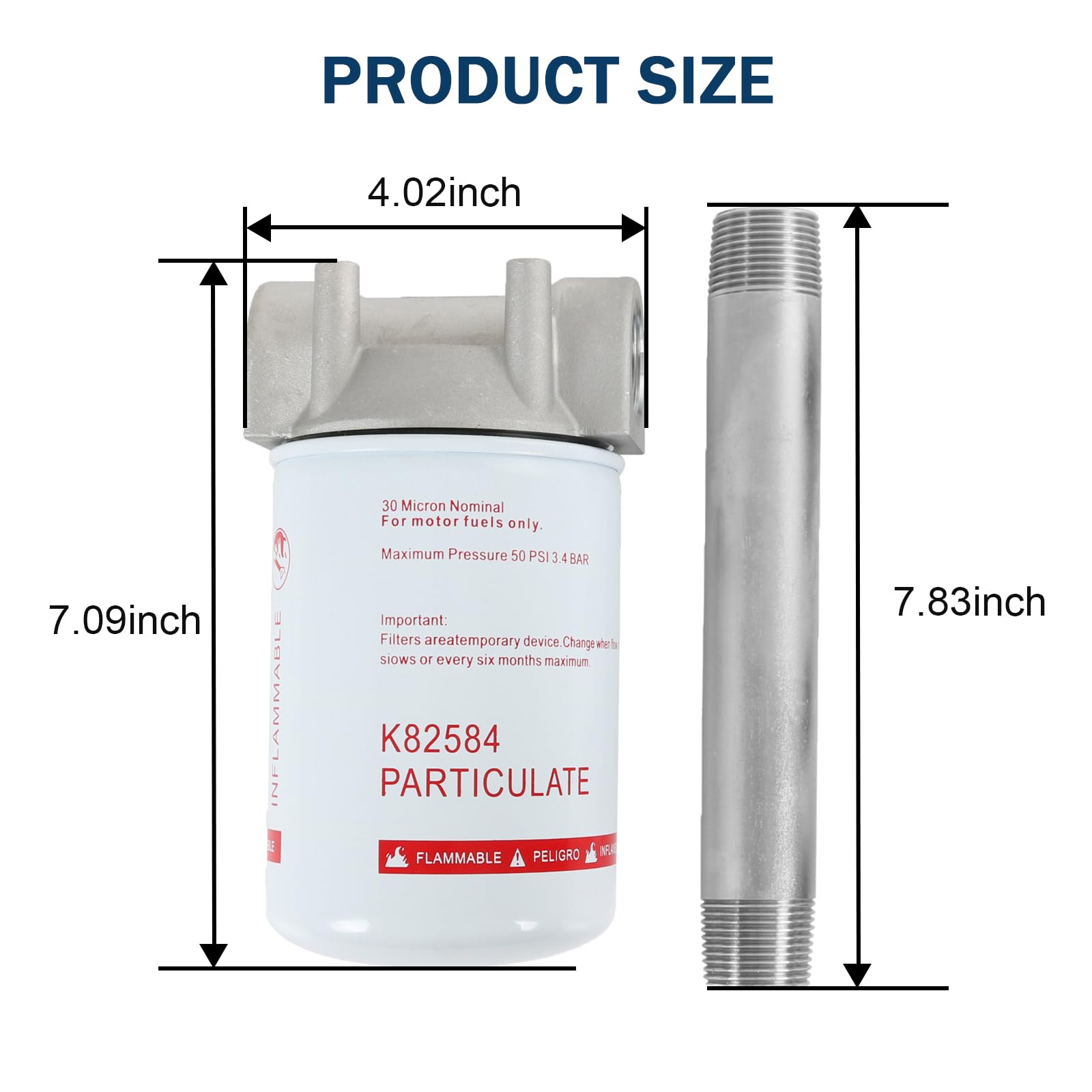 DICMIC close-up of aluminum head texture and corrosion-resistant finish for durability