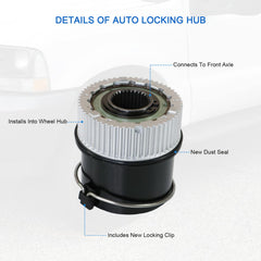 DICMIC hub retaining ring and hardware showing replacement parts included