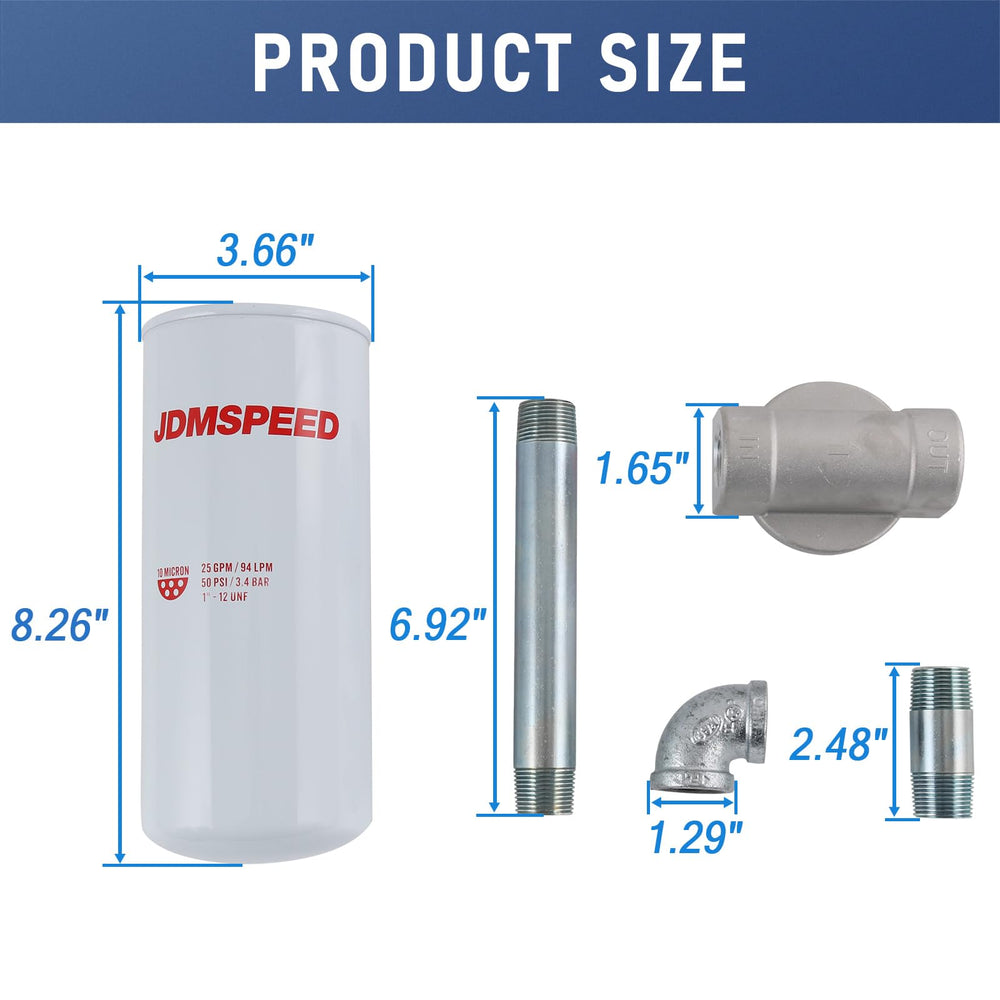 DICMIC installed on a transfer pump illustrating compatibility and clean fuel flow