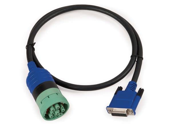 Diesel Laptops Nexiq adapter cable connected to USB Link and truck port for reliable diagnostics