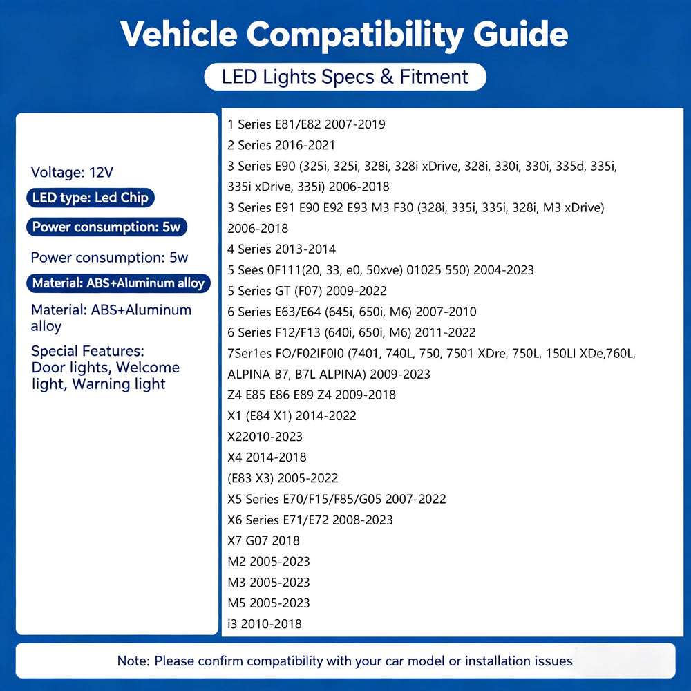 Dieyi compatibility label and warranty card helping confident purchase decision