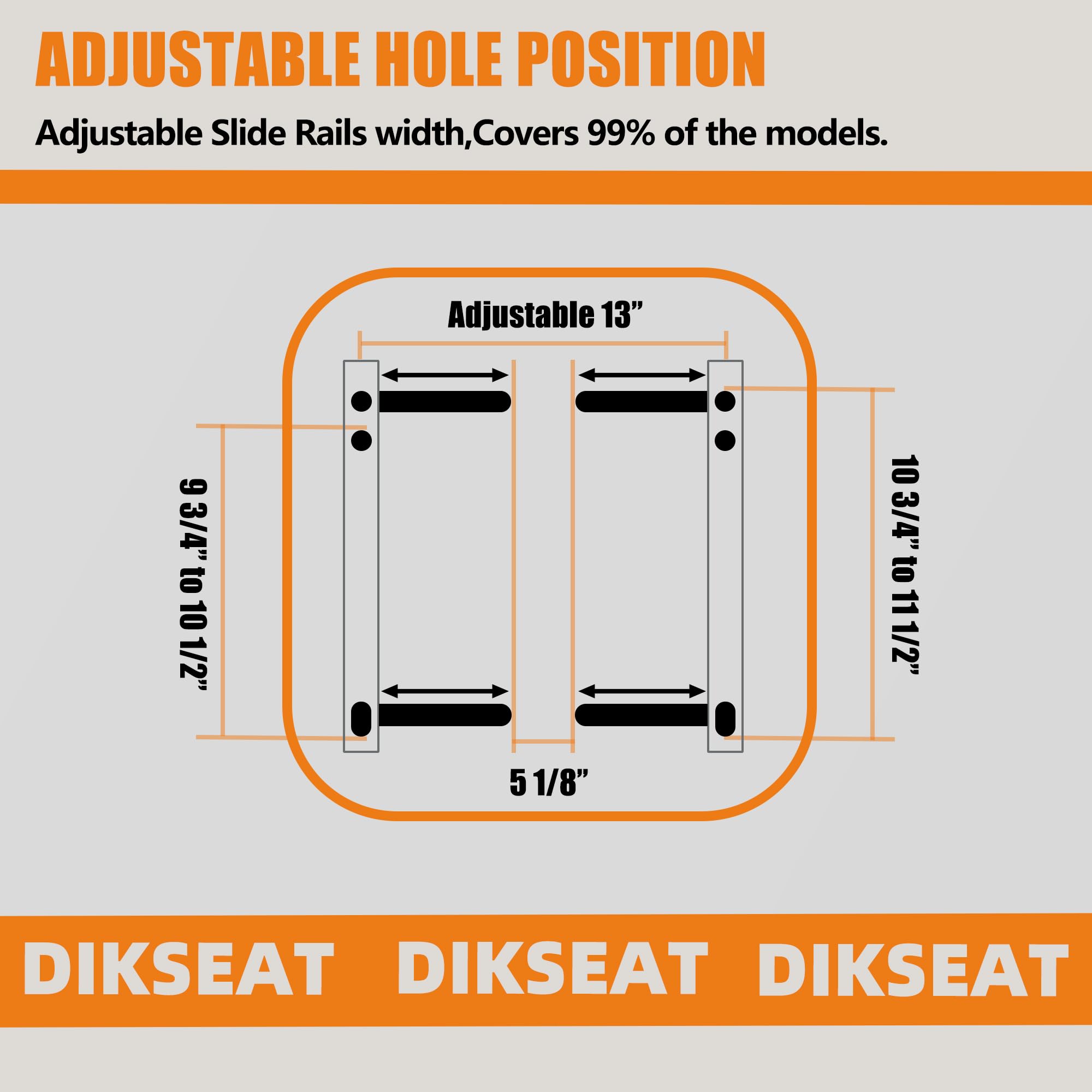DIKSEAT close-up of PVC upholstery highlighting durable, easy-clean surface