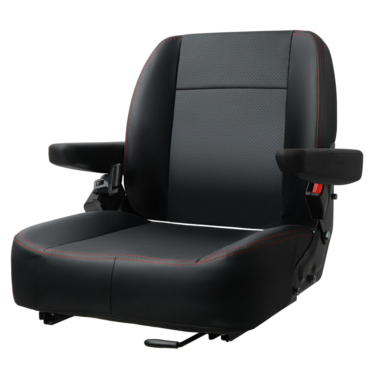 DIKSEAT front view mounted on base showing robust frame and comfort