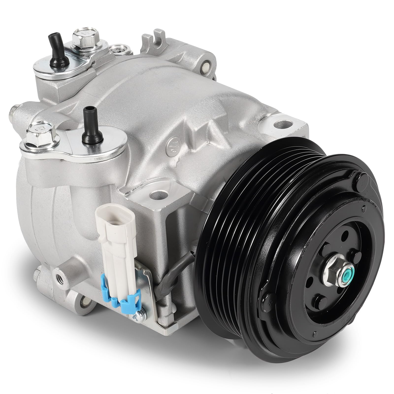 Dilomber compressor front view showing mounting points and fitment benefit